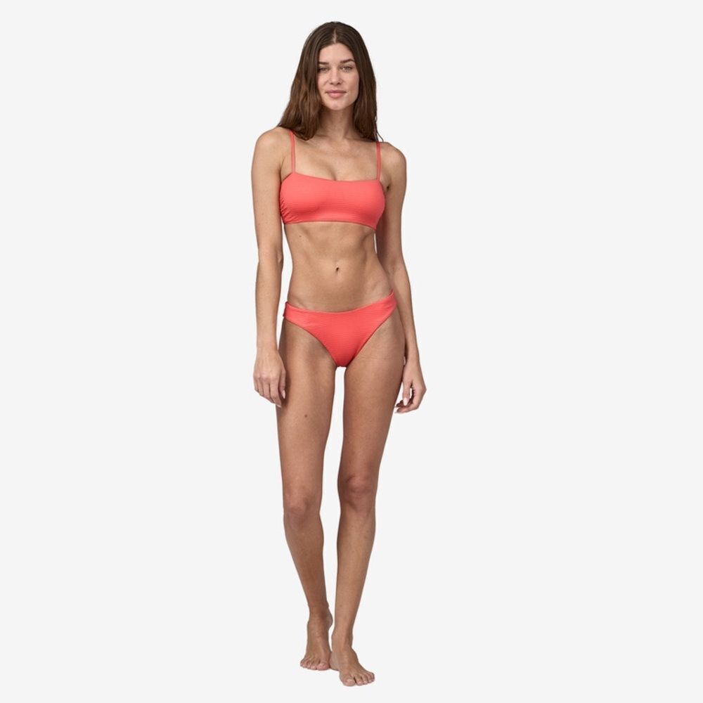 PATAGONIA Women's Upswell Bikini Bottoms ripple Coral L NWT in packaging